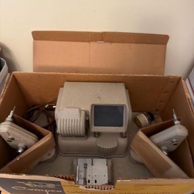 Vintage editing equipment