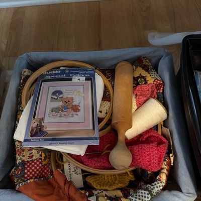 Crocheting supplies