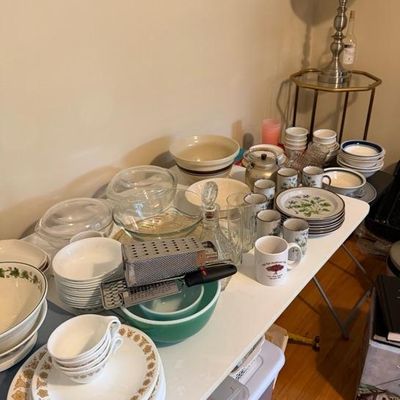 Butterfly Corelle dish set