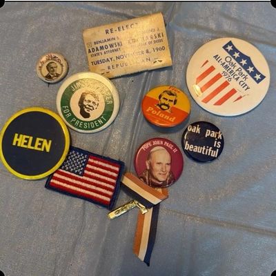 Political pins
