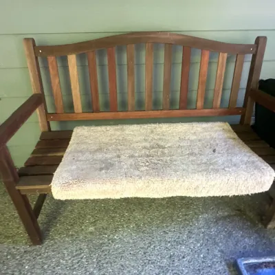 Outdoor bench