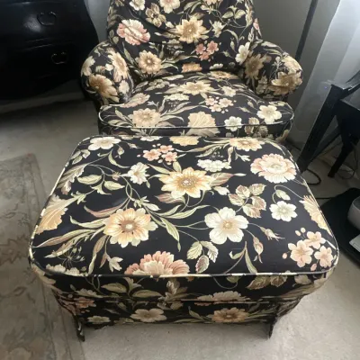 Chair & ottoman