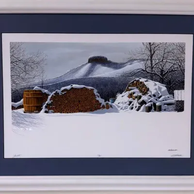 Framed Bob Timberlake Print, “The Pilot” (1990) Signed by Artist, Print 277/4621 