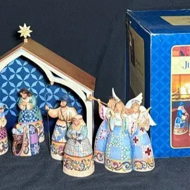 Jim Shore  Heartwood Creek “Blessed Birth” Nativity Set