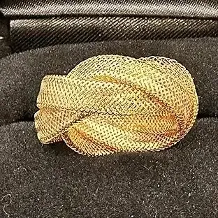 14K Yellow Gold Stretch Ring