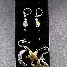Moon, Stars And Sparkle Earring Lot