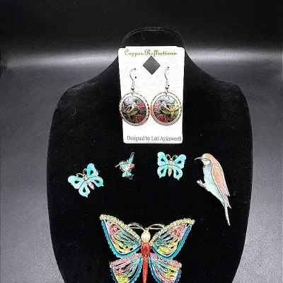 Birds And Butterflies Jewelry Lot