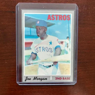 1970 Topps Baseball Card. Joe Morgan -Houston Astros. Card #537