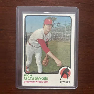 1973 Topps Baseball Card. Rich Gossage Rookie - Chicago White Sox. Card #174