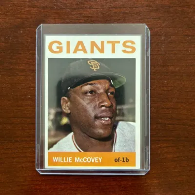 1964 Topps Baseball Card. Willie McCovey - San Francisco Giants. Card #350