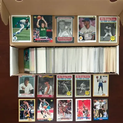 100s Of Sports Cards - Larry Bird, Bo Jackson, Rookies, and More