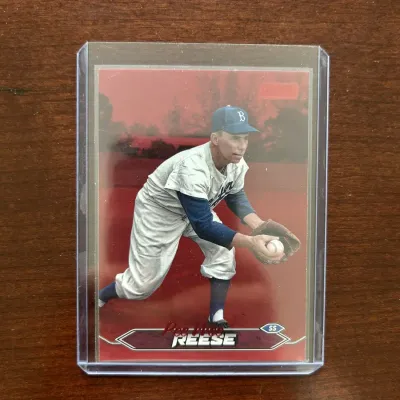 2024 Topps Stadium Club Baseball Card - Red. Pee Wee Reese. Card #267