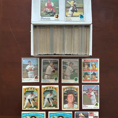 Over 300 1972, 1973, 1974 Topps Baseball Cards. Vida Blue, Bert Blyleven, and More