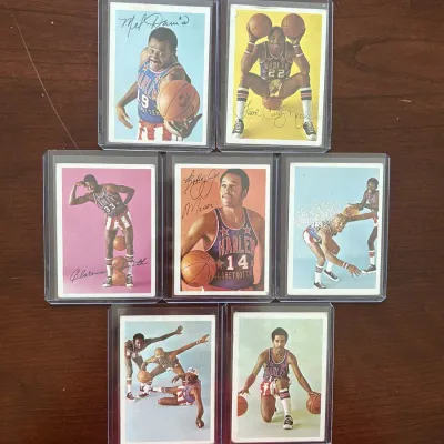 1971 Fleer Cocoa Puffs Basketball Cards. Harlem Globetrotters Lot