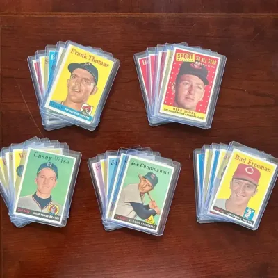 1958 Topps Baseball Cards.