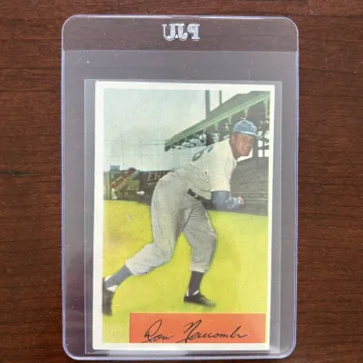 1954 Bowman Baseball Card. Don Newcombe - Brooklyn Dodgers. Card #154