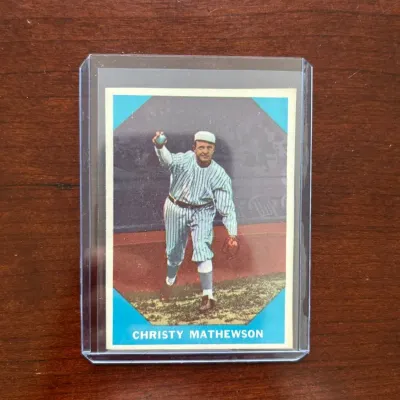 1960 Fleer Baseball Card. Christy Mathewson - Card #2
