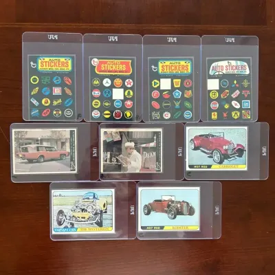 1968 Hot Rods Trading Cards