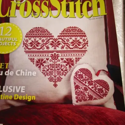 Sale Photo Thumbnail #413: 2 Just Cross Stitch Jan-Feb 2010 & Mar-Apr 2010, 4 Cross Stitch & Needlework  Jan 2008, Mar 2009, Jan 2011, Mar 2011, see pictures