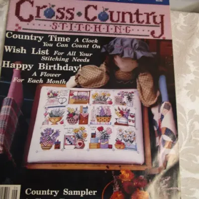 Sale Photo Thumbnail #473: Cross Country Stitching: Feb 1992, Jun 1992, Dec 1991; Cross Stitch & Needlework: Mar 2006, Jul 2006, Sep 2006, Nov 2006, see pictures