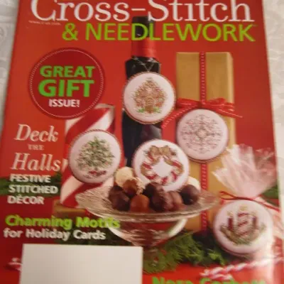 Sale Photo Thumbnail #416: 2 Just Cross Stitch Jan-Feb 2010 & Mar-Apr 2010, 4 Cross Stitch & Needlework  Jan 2008, Mar 2009, Jan 2011, Mar 2011, see pictures