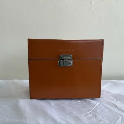 Vintage Polaroid Land Camera Model 80 with Original Leather Case & Accessories – 1950s