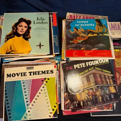 Vinyl Records Collection - Huge Lot of Random LP Albums 