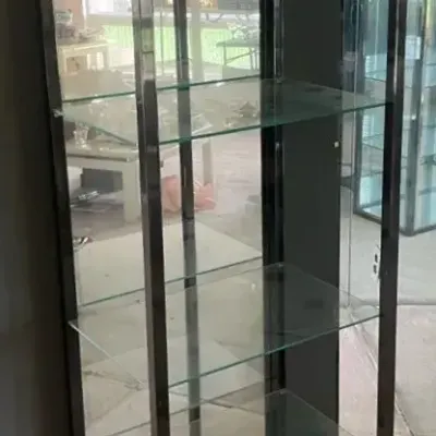Smaller Vintage 1980s Display Cabinet