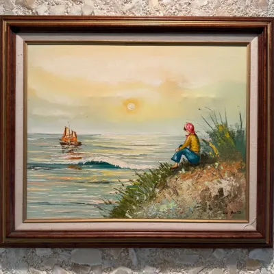 "Du Bois" oil painting