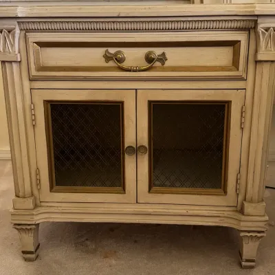 Vintage French Provincial / Hollywood Regency Nightstand