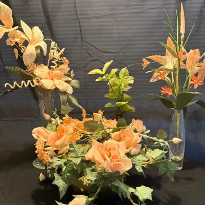 Set Of Faux Flowers