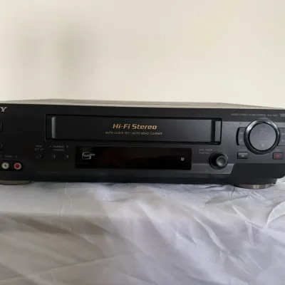Vintage Sony Hi-Fi Stereo VHS VCR with VCR Plus+ – Front A/V Inputs