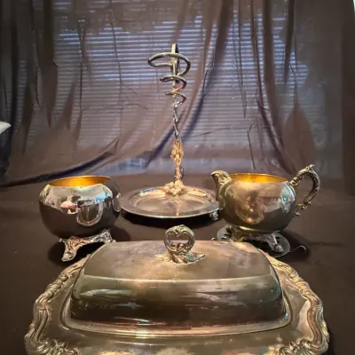 Silver Plate Collection Featuring F B Roger’s 1959 X