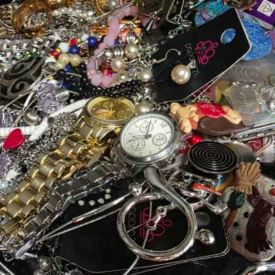 Mixed Costume Jewelry Lot – 2 lbs. 10 oz. Estate Collection – Necklaces, Bracelets, Earrings, Watches & More