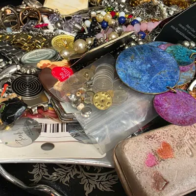 Mixed Costume Jewelry Lot – 2 lbs. 10 oz. Estate Collection – Necklaces, Bracelets, Earrings, Watches & More