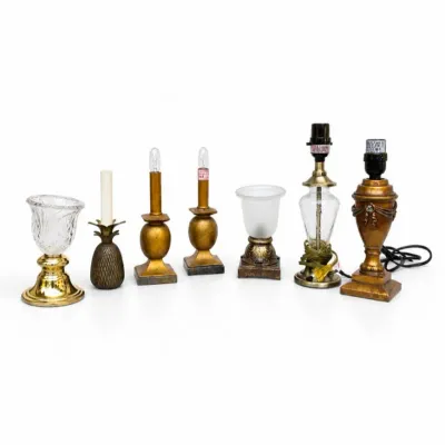 64 vintagemixeddecorativeaccenttablelampslot