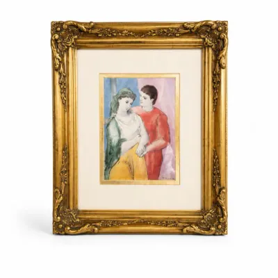 94 framedpablopicassoloversprintafter1923artwork