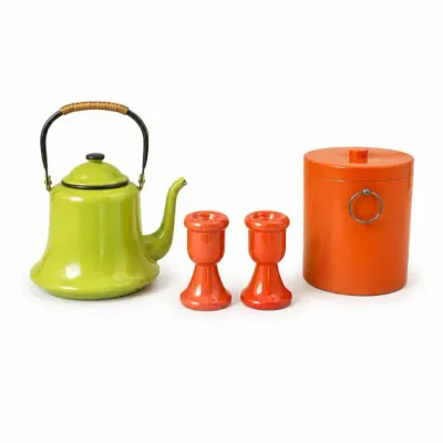 163 vintagejapaneseenamelkitchenwarecollection