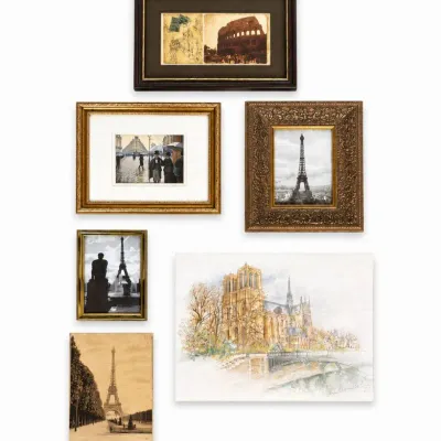 74 vintageparislandmarkframedart printcollectionlot