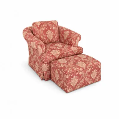 75 masinsclubchairottomanfloralloungechairset