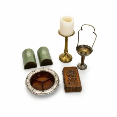 156 vintagehomedcorlotbrasscopperglass more