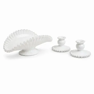 119 vintagefentonsilvercrestmilkglassdecorset