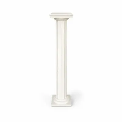 111 whiteflutedpedestalplantstanddisplaycolumndecor