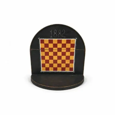 11 1882folkartcheckerboardwallshelf