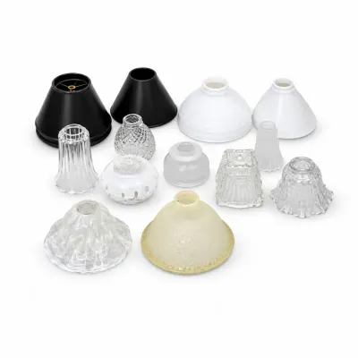 38 assortedvintagelampshades glassglobes