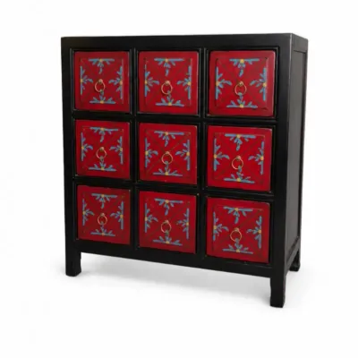 65 vintagehandpaintedcabinetfilledwithcds
