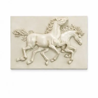 58 designtoscanorunninghorseswallreliefsculptureplaque