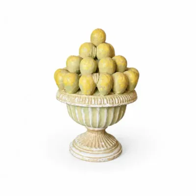 73 italianceramiclemontopiaryurnfruitcenterpiecedecor