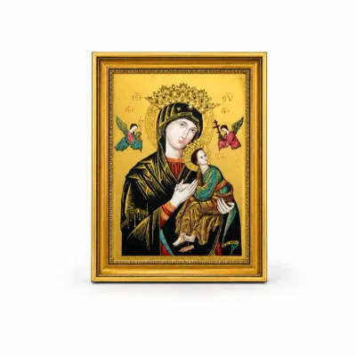 162 vintageourmotherofperpetualhelpframedreligiousprint