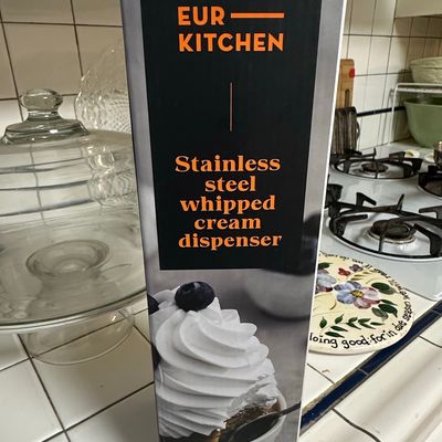 Sale Photo Thumbnail #79: EurKitchen Stainless Steel Whipped Cream Dispenser